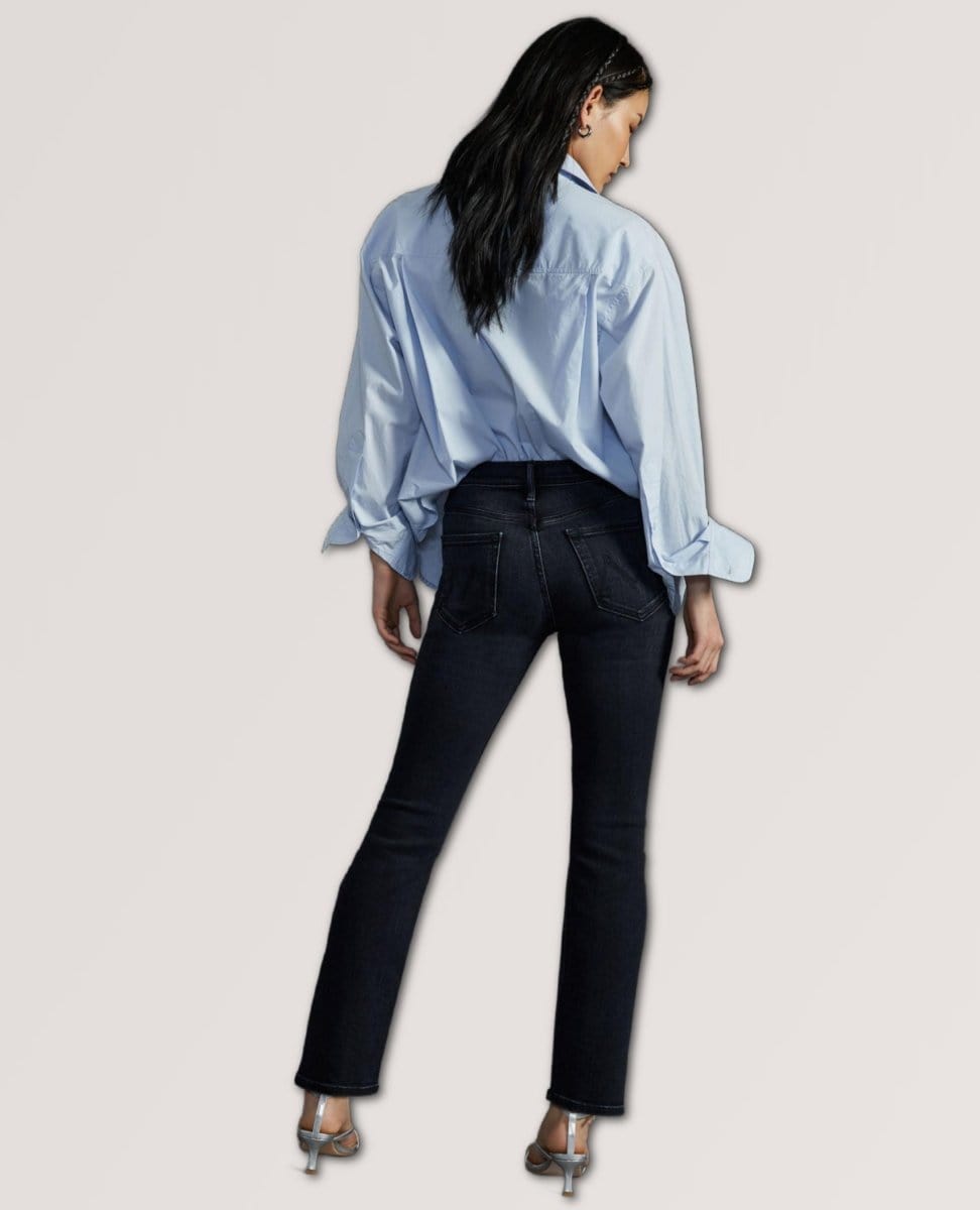 Mid Rise Dazzler Straight Deep End - PINK ARROWS