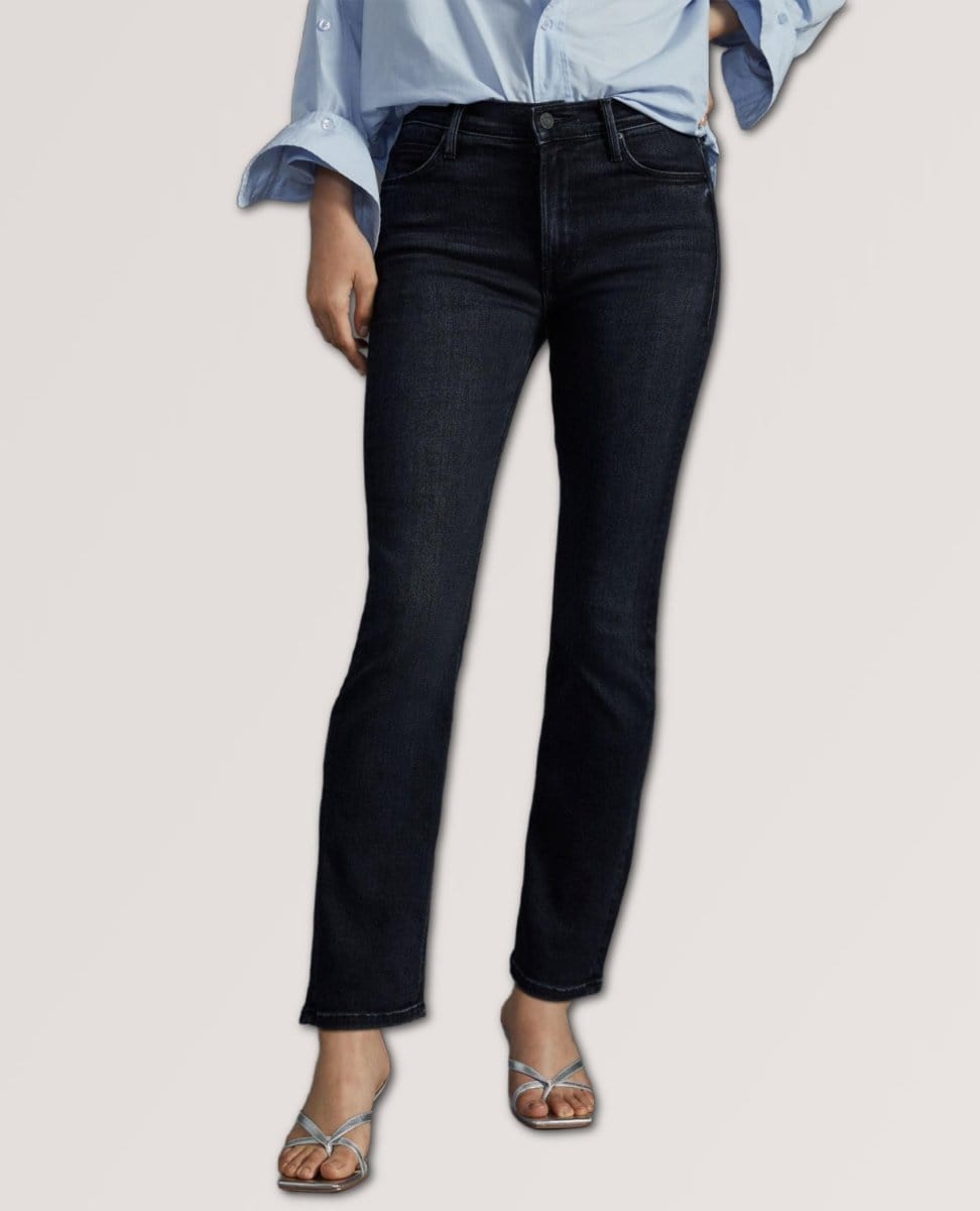 Mid Rise Dazzler Straight Deep End - PINK ARROWS