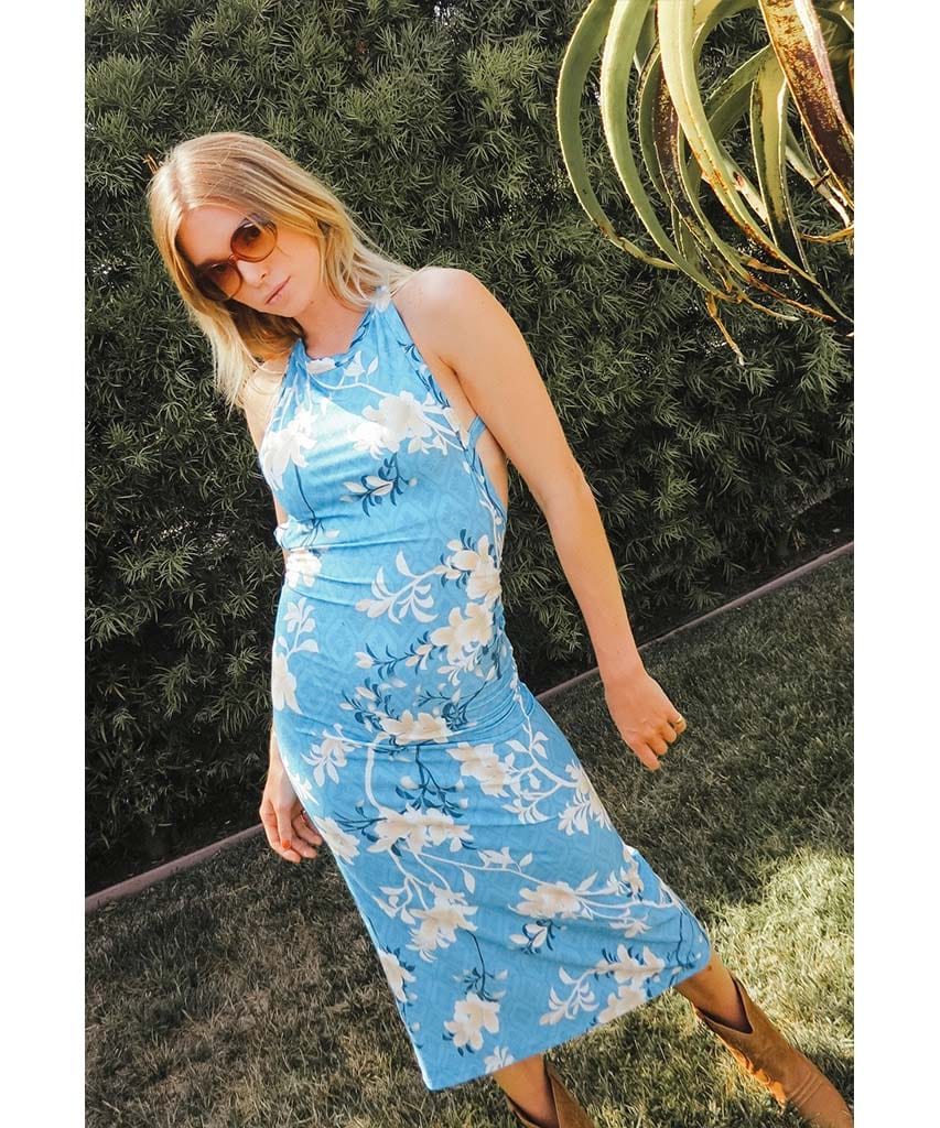 Midnight Rambler Aqua Lillies - PINK ARROWS