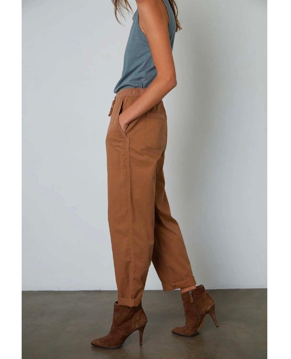 Misty Drawstring Pant Sepia - PINK ARROWS