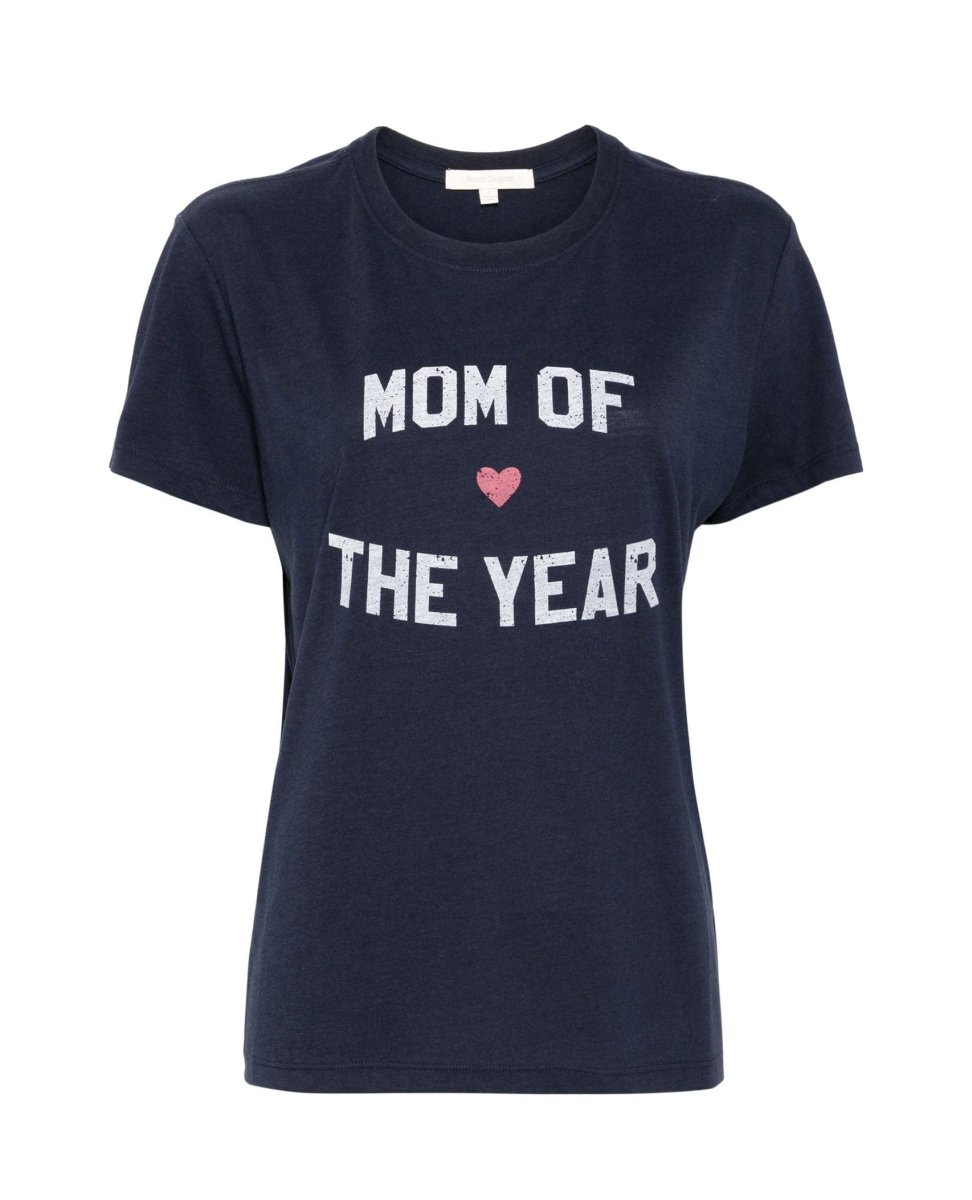 Mom Of The Year Tee Navy - PINK ARROWS