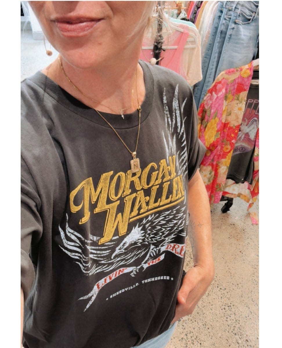 Morgan Wallen Livin' the Dream Tee - PINK ARROWS