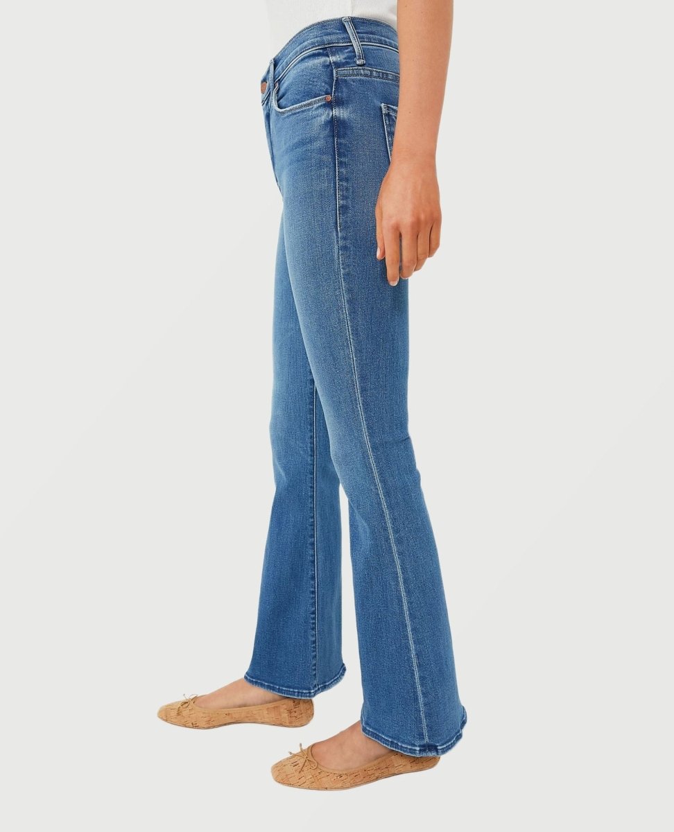 MOTHER Denim Weekender Bootcut Layover - PINK ARROWS