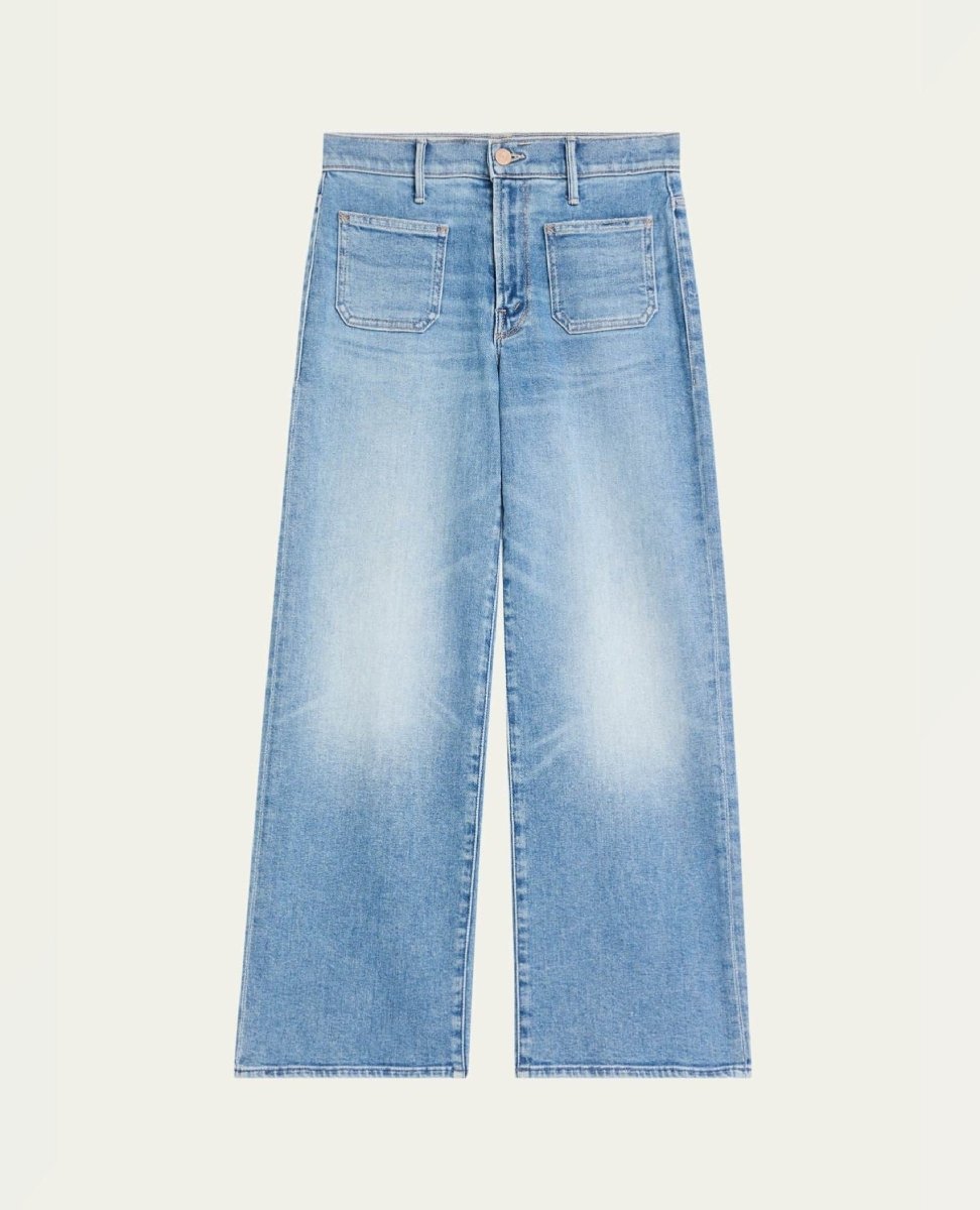 MOTHER The Patch Pocket Mid - Rise Maven Ankle Jeans - PINK ARROWS