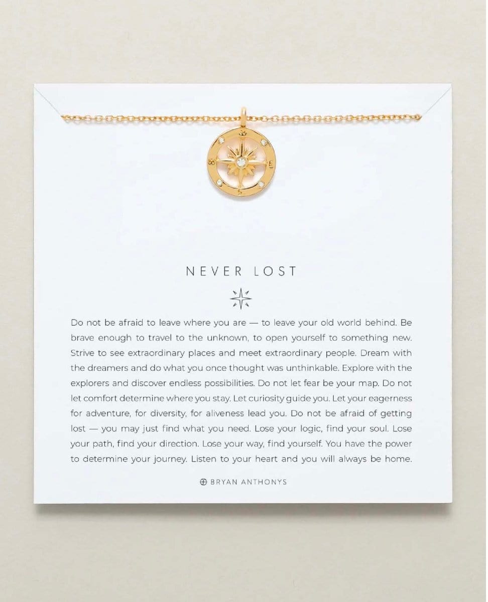 Never Lost Necklace Gold - PINK ARROWS