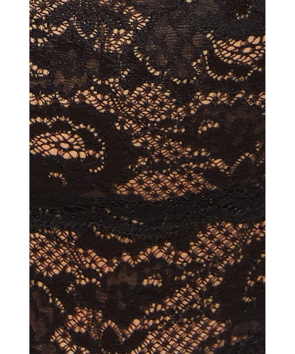 Never Say Never Cropped Cami Black - PINK ARROWS