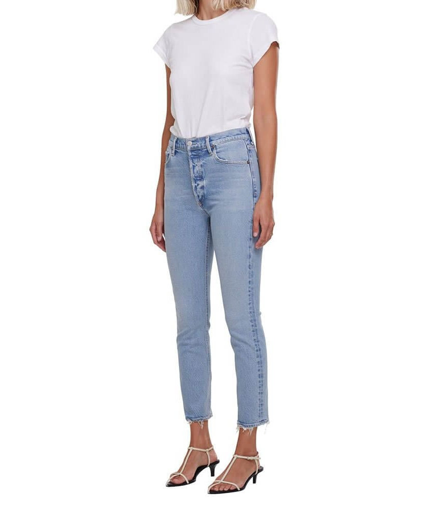 Nico High Rise Slim Fit Cliffside - PINK ARROWS