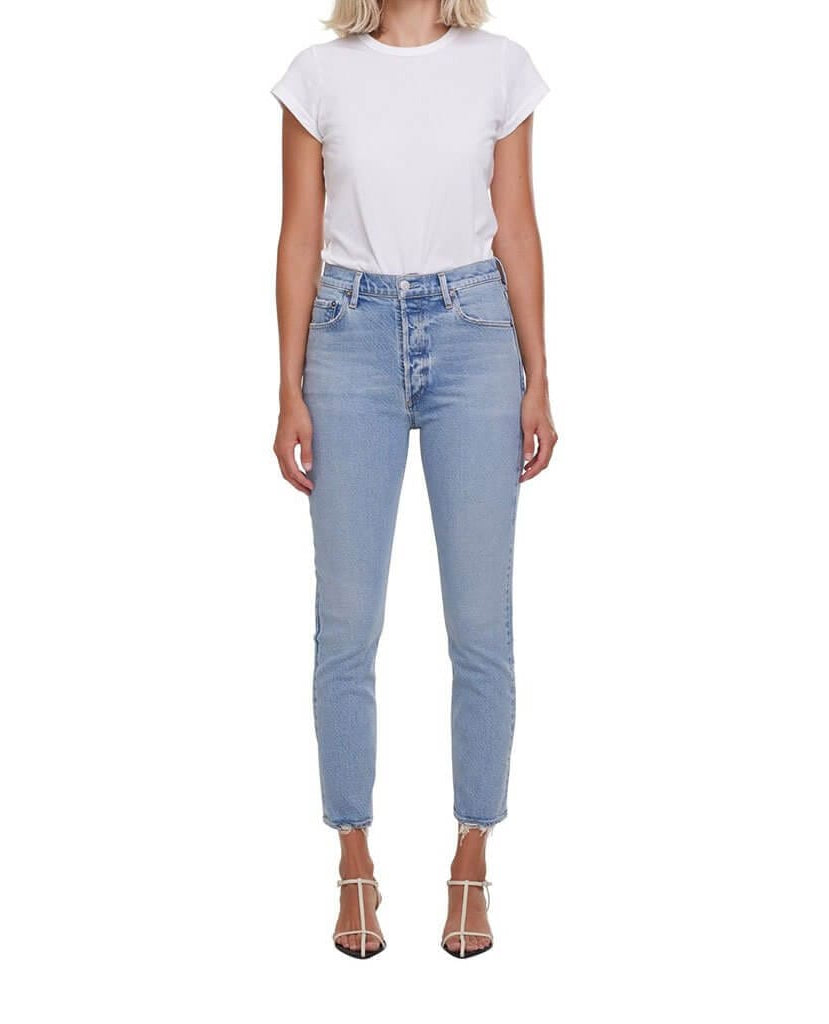 Nico High Rise Slim Fit Cliffside - PINK ARROWS