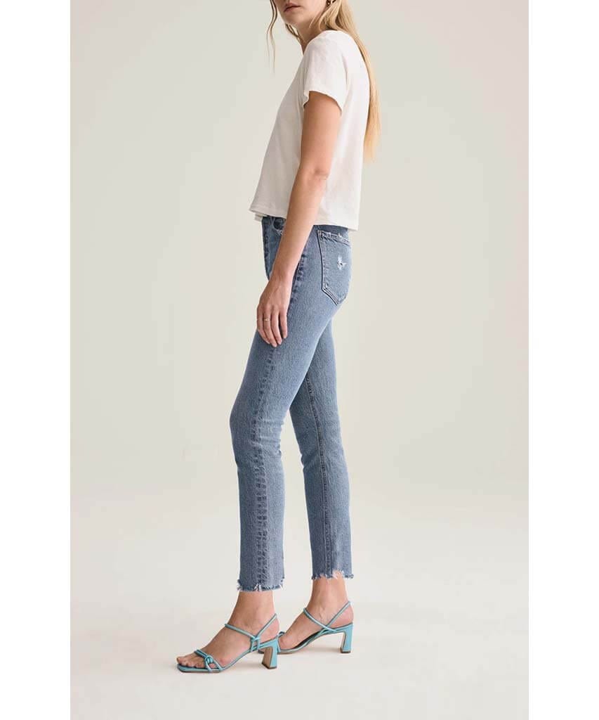 Nico High Rise Slim Fit Rooted - PINK ARROWS