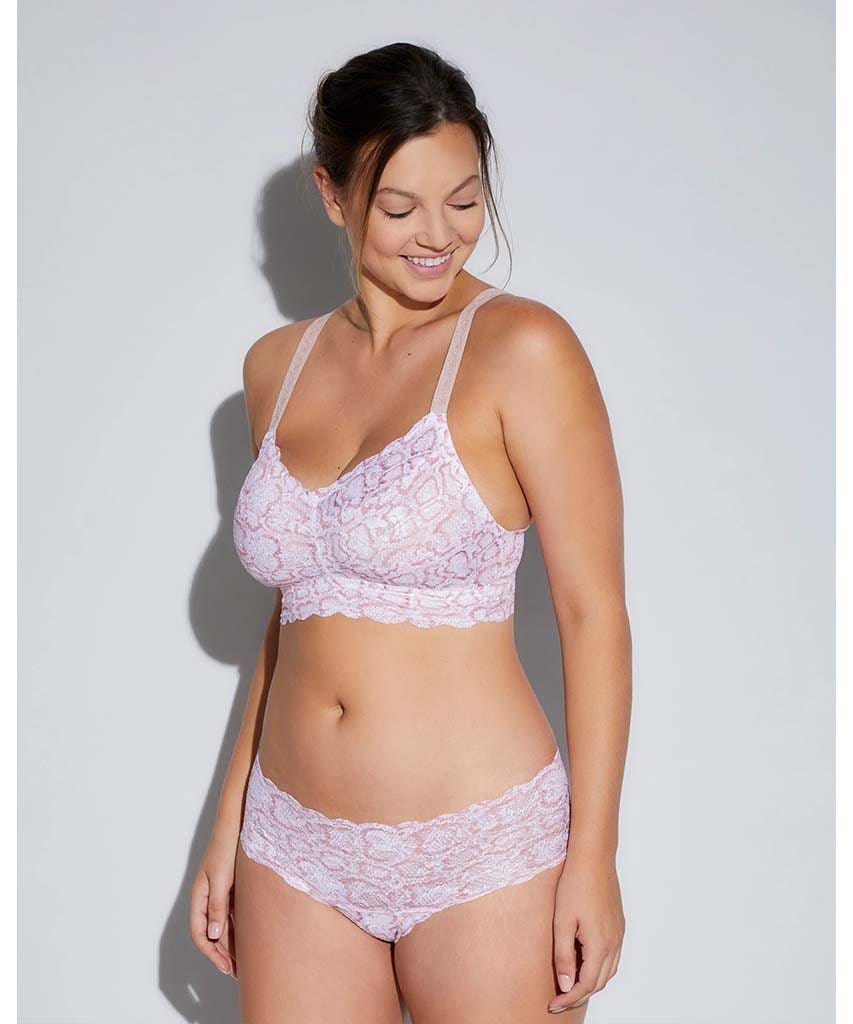 NSN Curvy Sweetie Soft Bra Mandorla Snake - PINK ARROWS