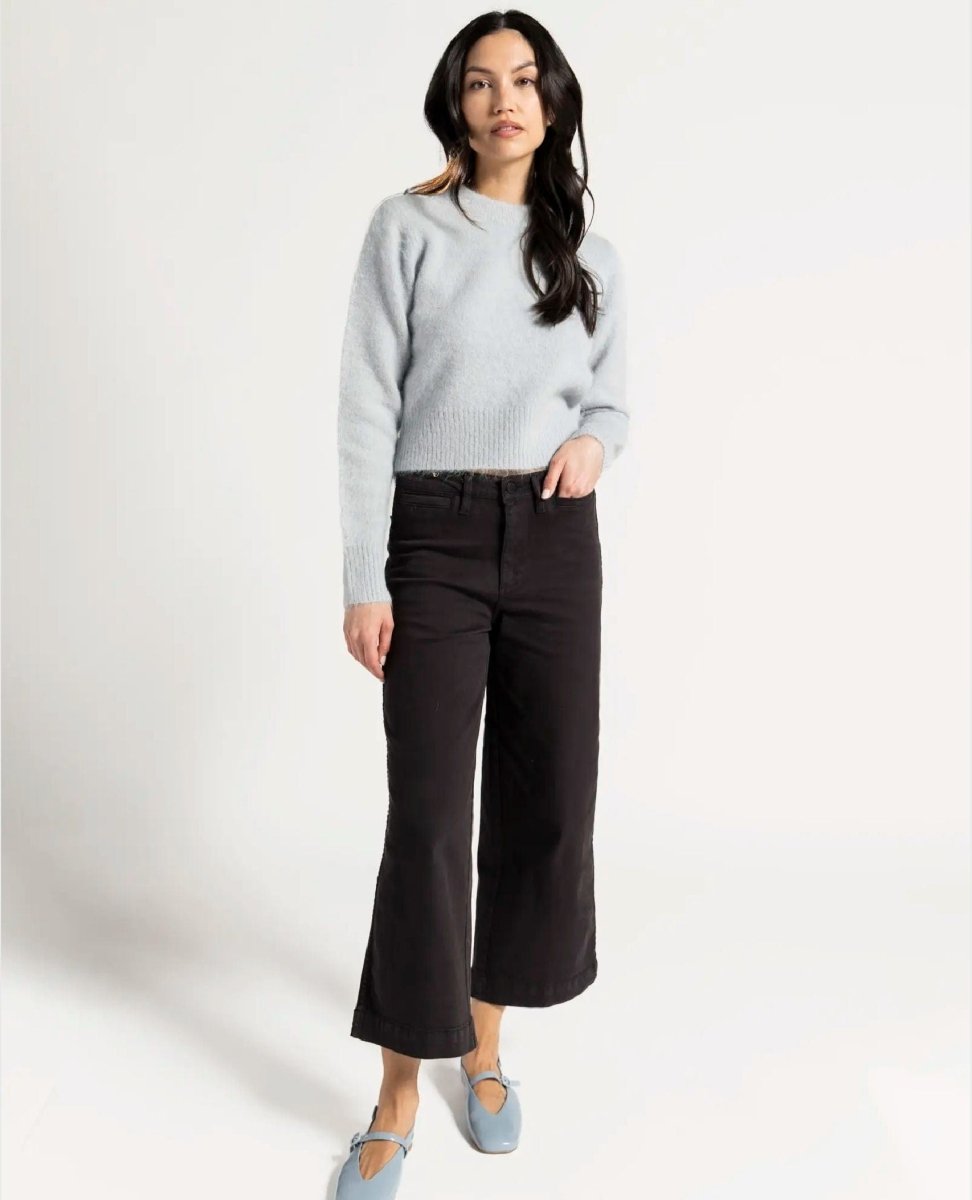 Oat NY Crop Pant Black - PINK ARROWS