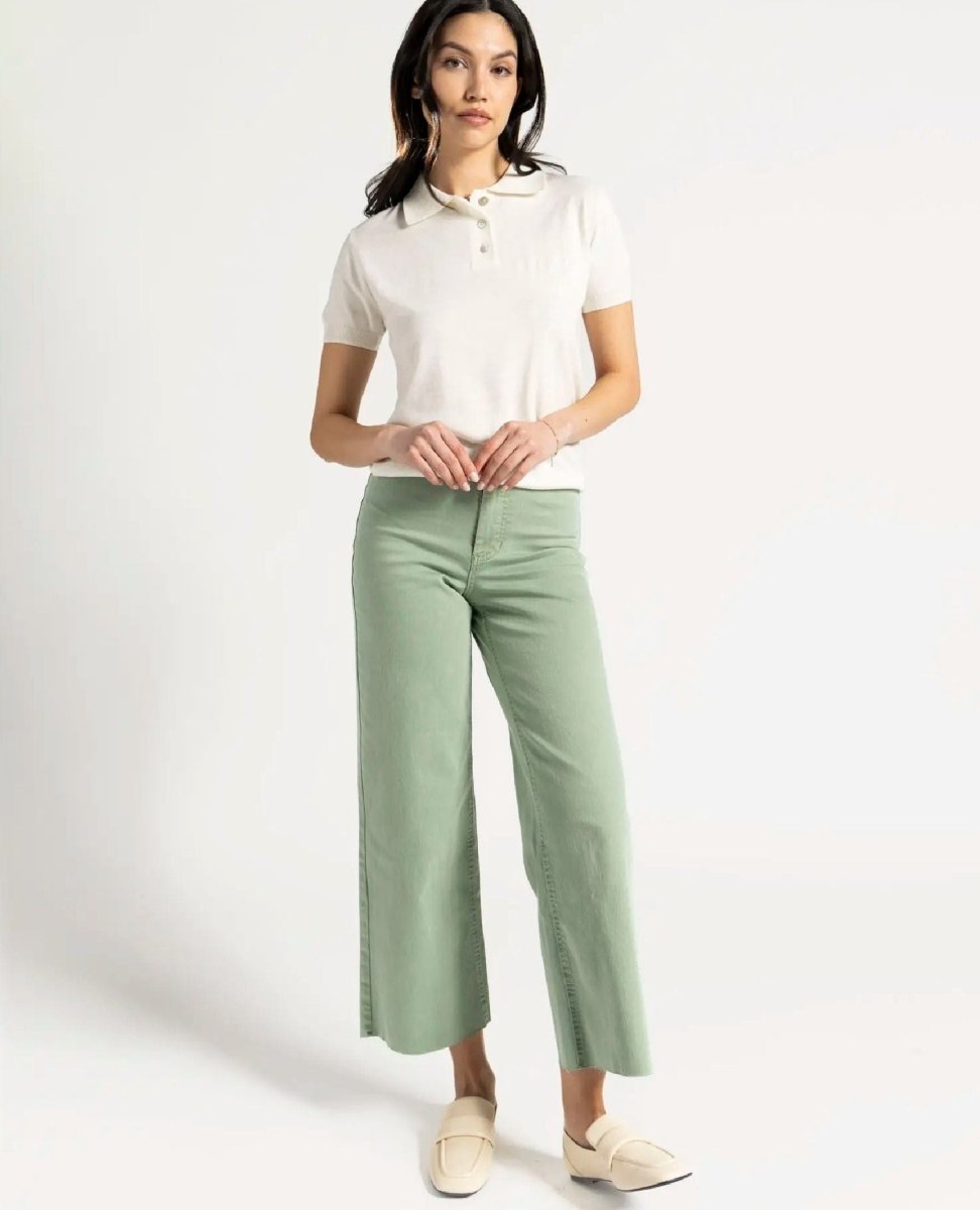 Oat NY Pant Iceberg Green - PINK ARROWS