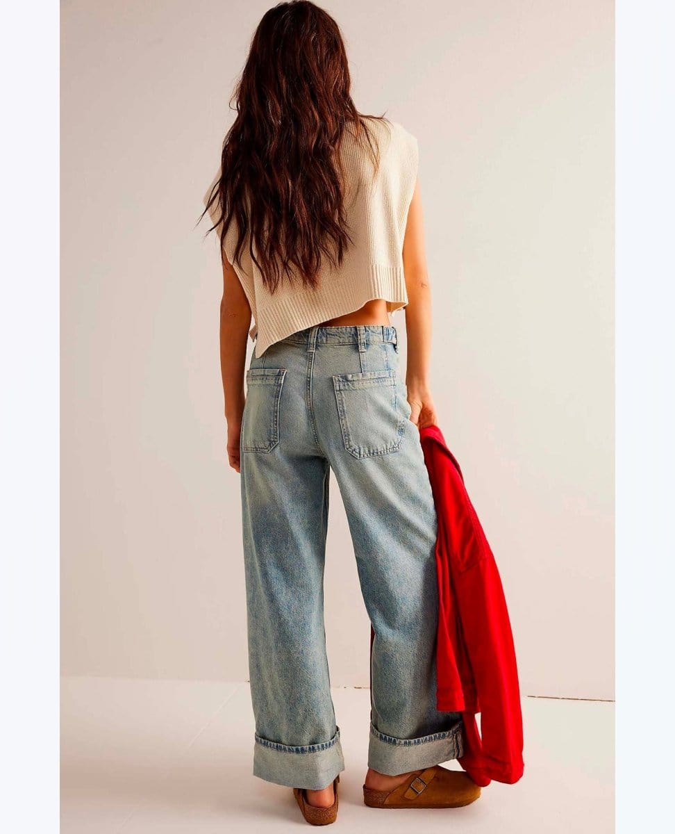 Palmer Cuffed Jean La La Land - PINK ARROWS