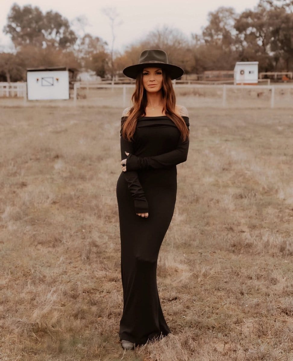 Paloma Maxi Dress Black - PINK ARROWS