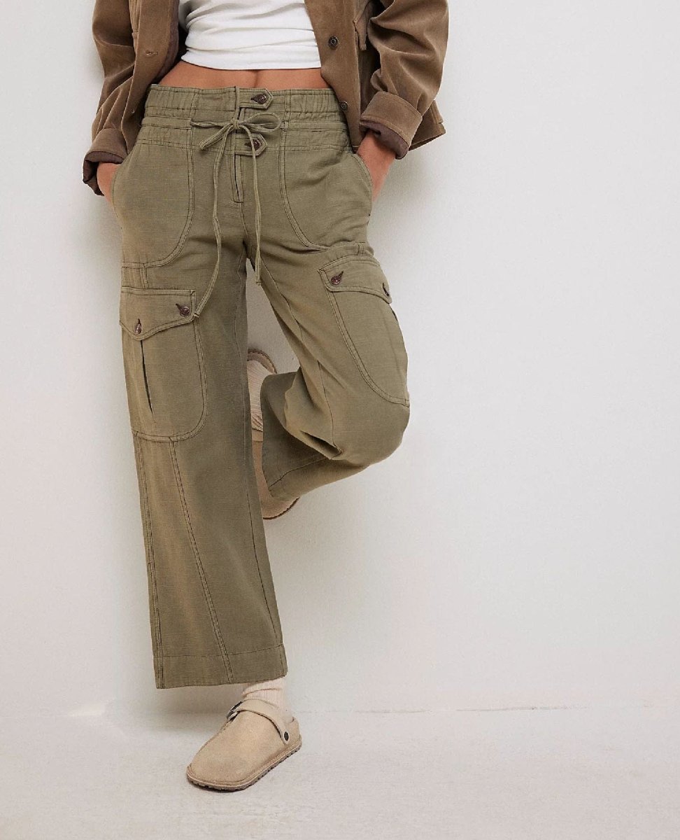 Park Ave Pant Adventurer Green - PINK ARROWS