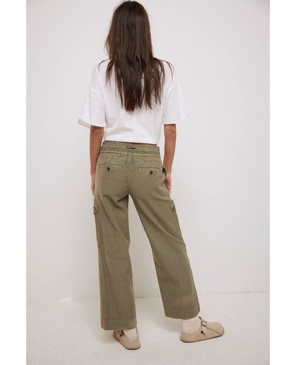 Park Ave Pant Adventurer Green - PINK ARROWS