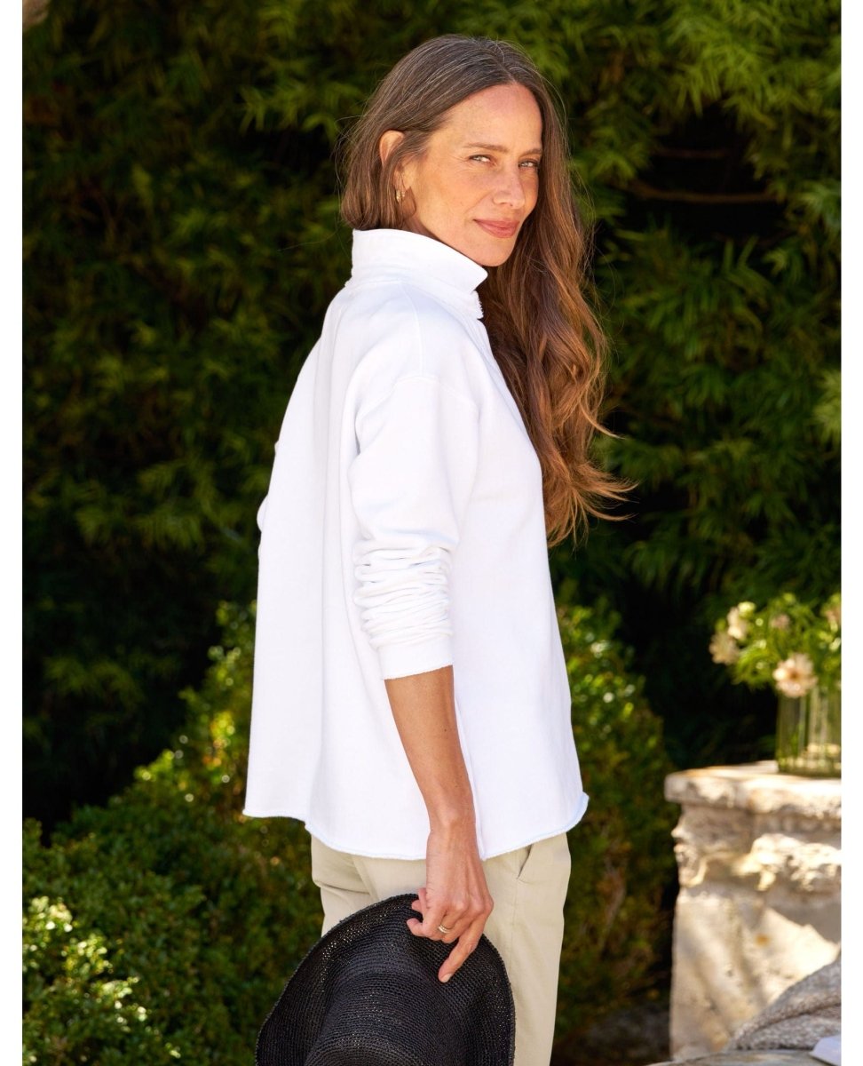 Patrick Popover White - PINK ARROWS