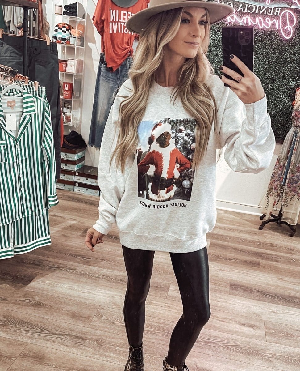 PETITE Faux Leather Legging, Black - PINK ARROWS