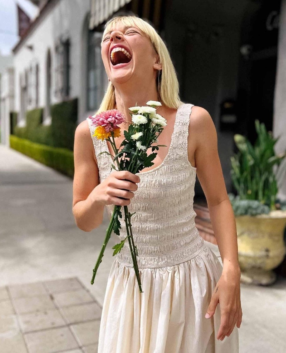 Pistola Alessia Dress – Shell - PINK ARROWS