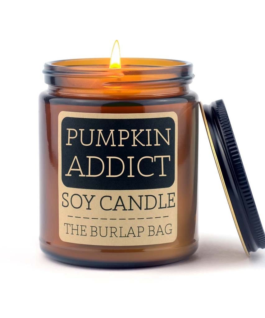 Pumpkin Addict Soy Candle - PINK ARROWS
