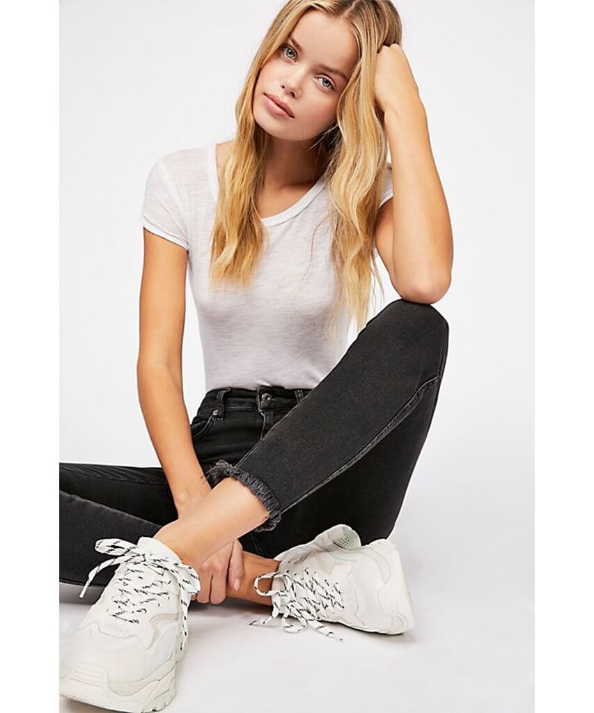 Raw High - Rise Jegging Vintage Black - PINK ARROWS