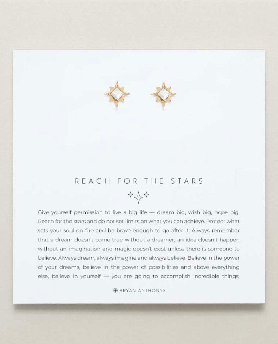 Reach For The Stars Earrings 14k Gold - PINK ARROWS
