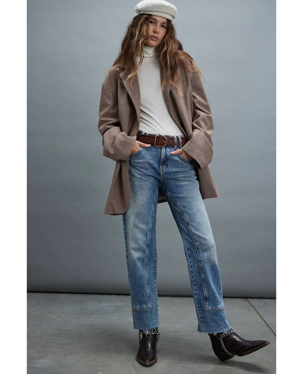 Reggie Vintage Blazer Ginger Combo - PINK ARROWS