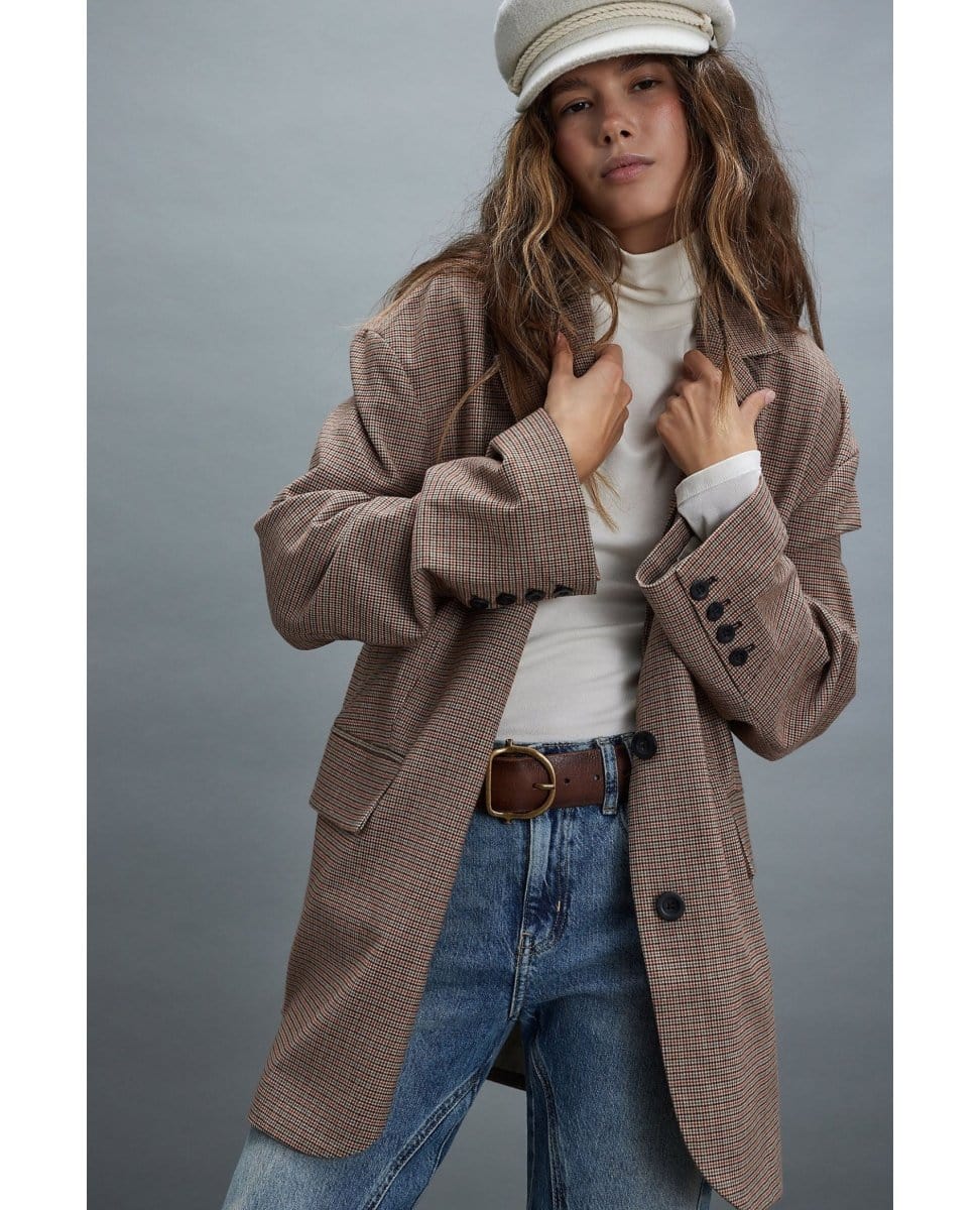 Reggie Vintage Blazer Ginger Combo - PINK ARROWS