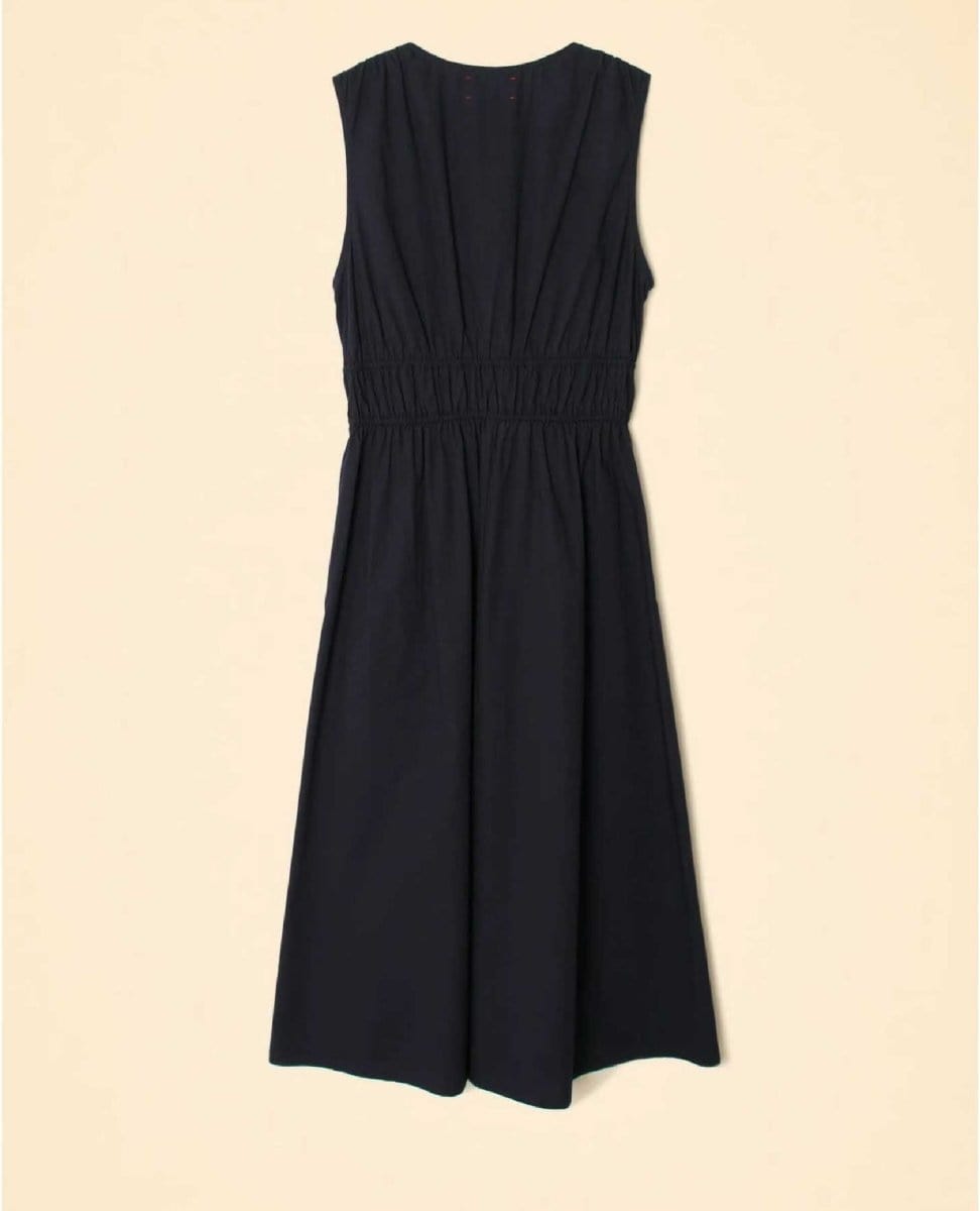 Restocked Cyra Dress Navy - PINK ARROWS