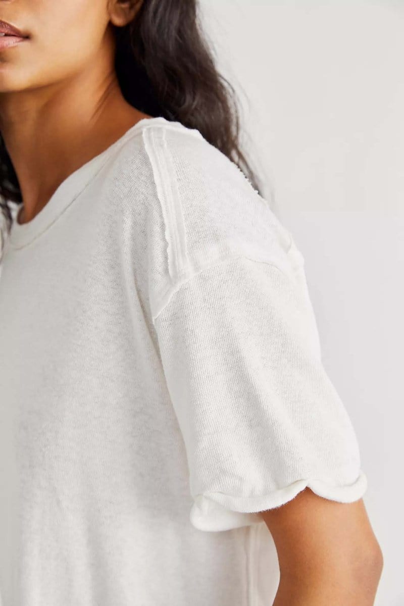 Restocked Perfect BF Tee Gardenia - PINK ARROWS