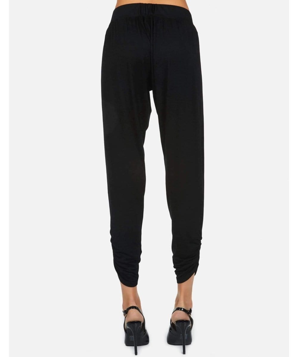 Restocked Perfect Pablo Shirring Pant Black - PINK ARROWS