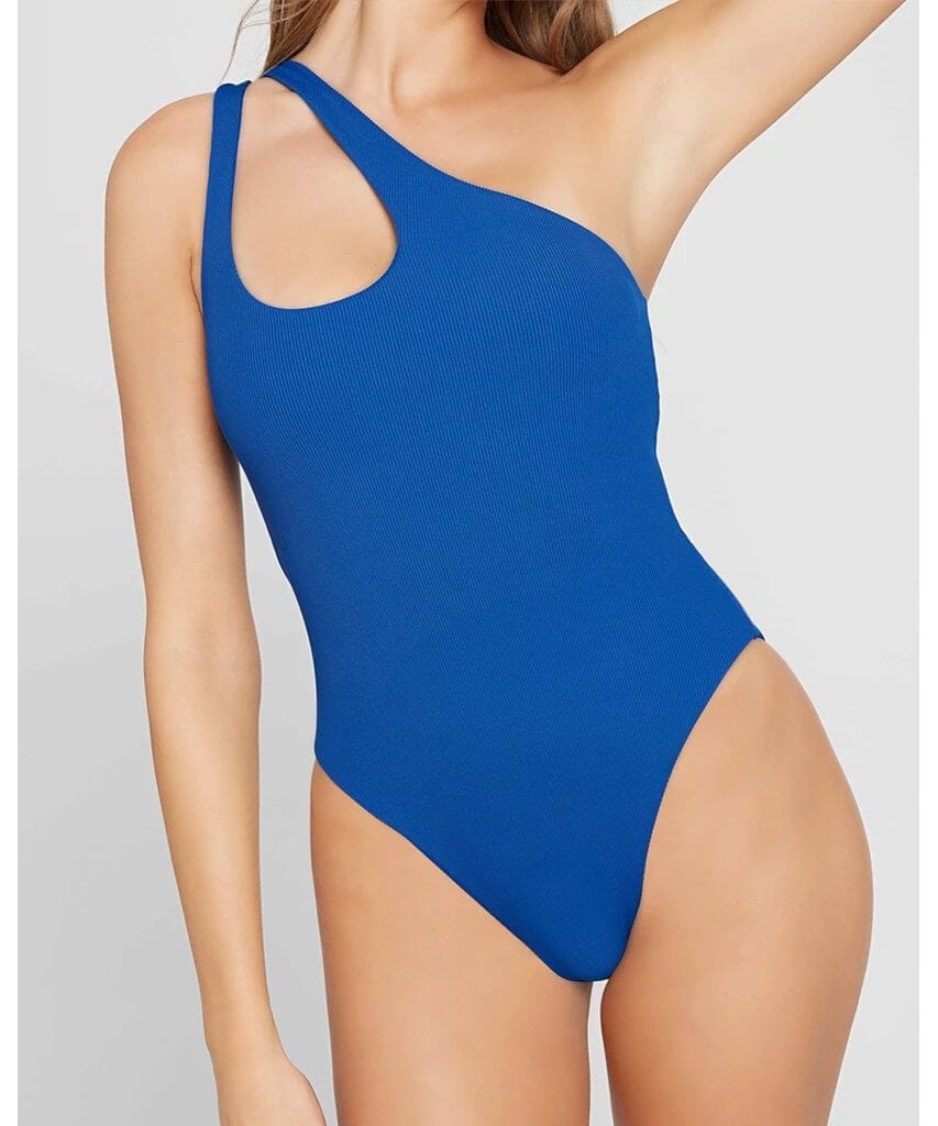 Ribbed Phoebe One Piece Classic Indigo - PINK ARROWS