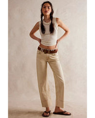 Risk Taker Jeans Ecru - PINK ARROWS