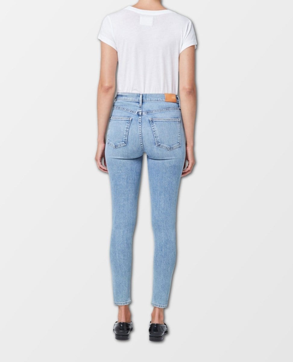 Rocket Ankle Mid Rise Skinny Jean Vivant - PINK ARROWS