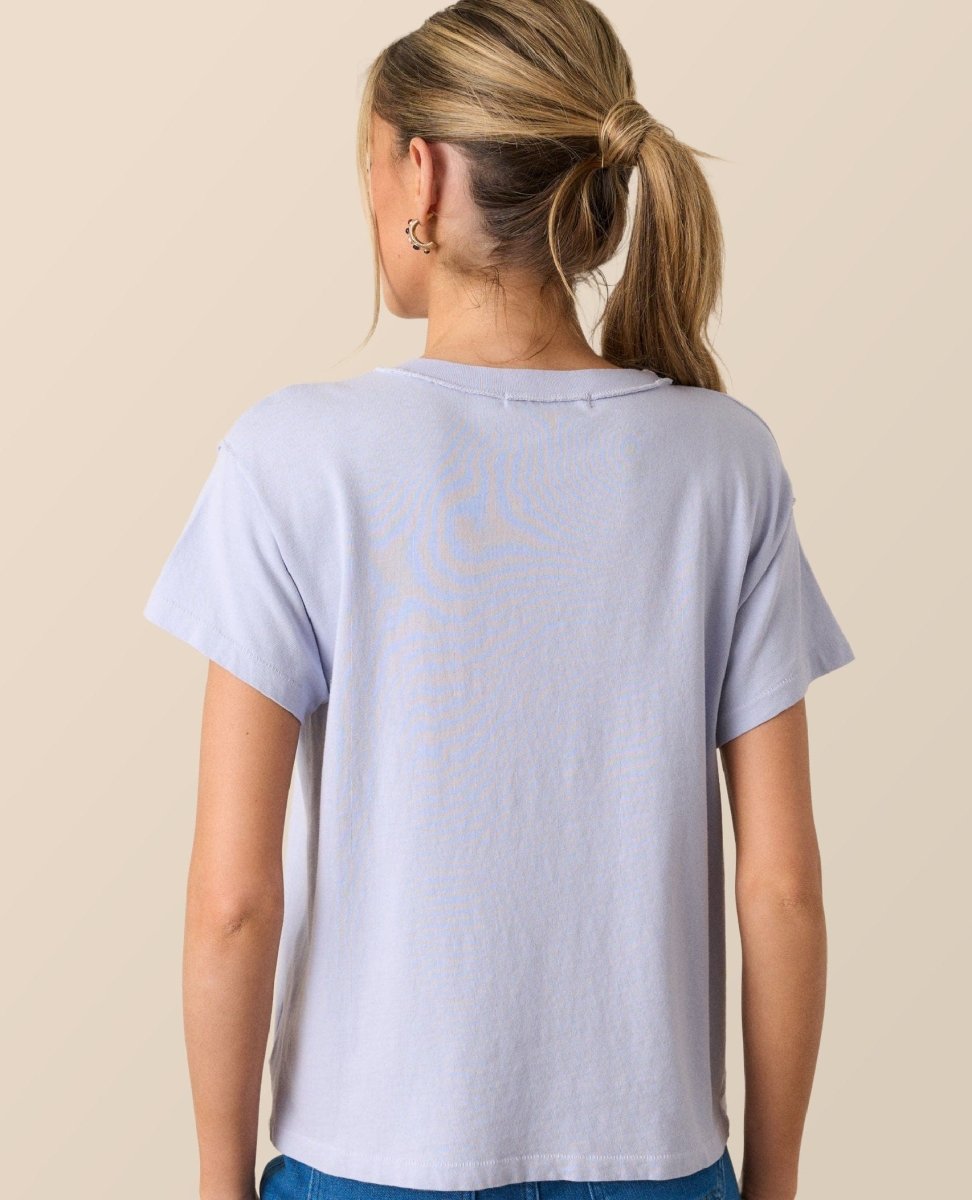 Rolling Stones Lavender Vintage Sky Tee - PINK ARROWS