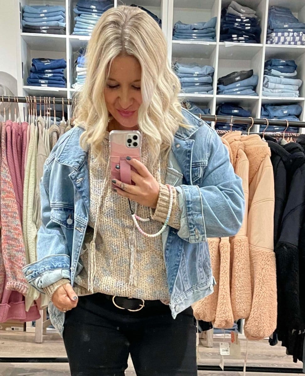 Savannah Hoodie Grey Camo - PINK ARROWS