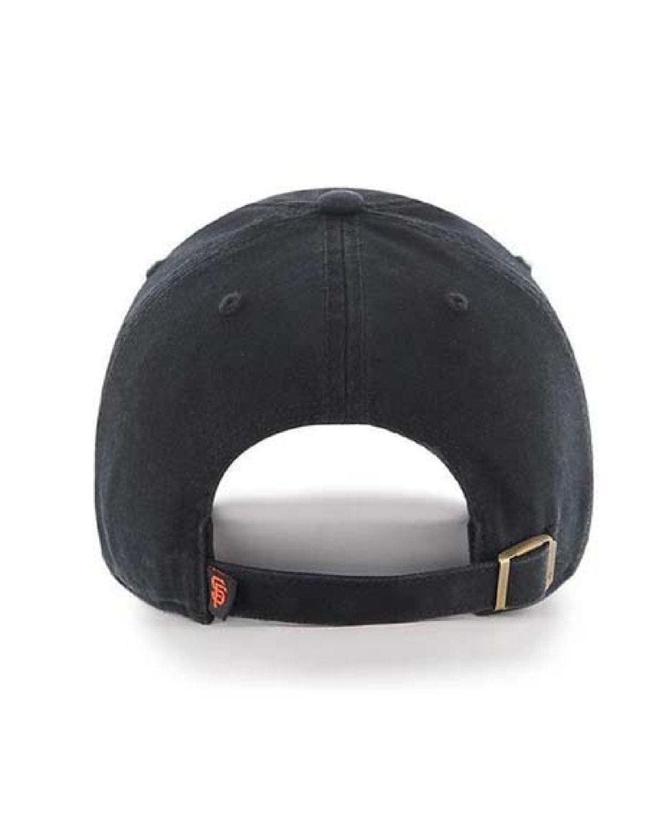SF Giants Baseball Hat Black Clean Up - PINK ARROWS