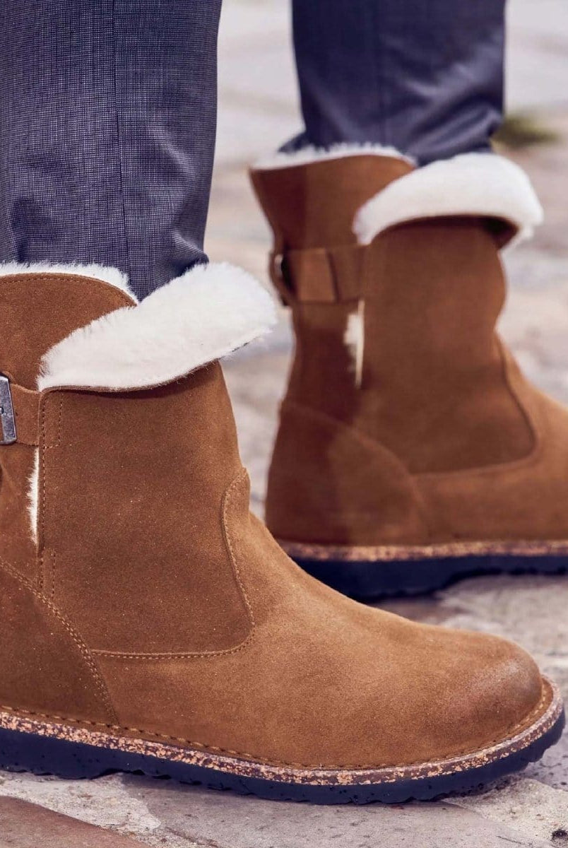Shearling Uppsala Boot Dark Tea - PINK ARROWS