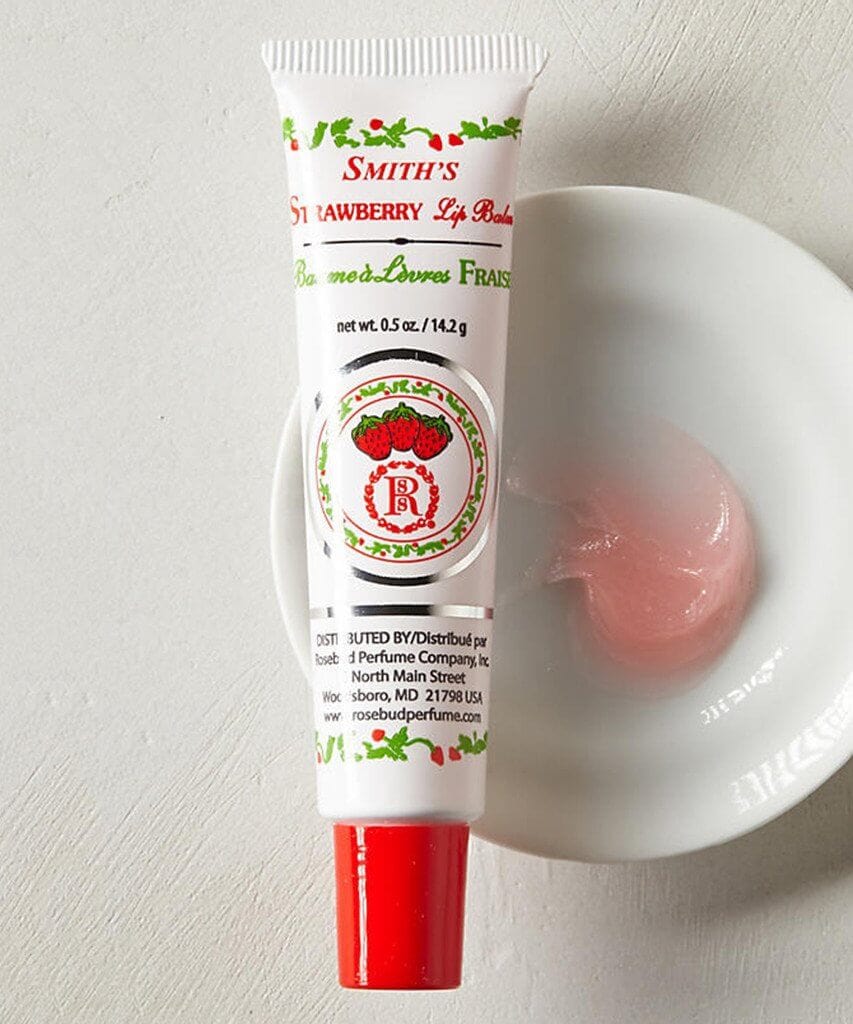 Smith's Rosebud Salve Tube, Strawberry - PINK ARROWS