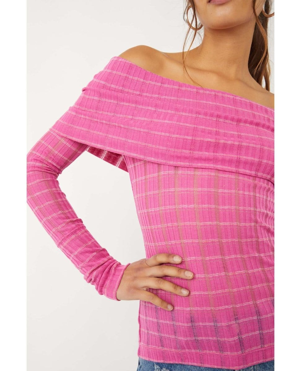 Snowbunny GF Rib Fuschia Fizz - PINK ARROWS