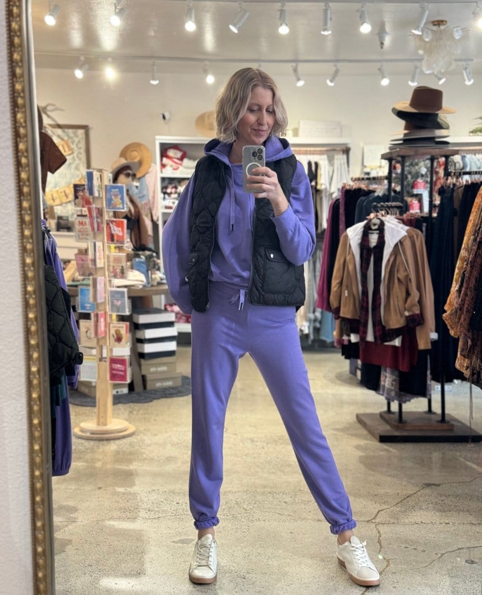 Softest Fleece Hoodie Iris - PINK ARROWS