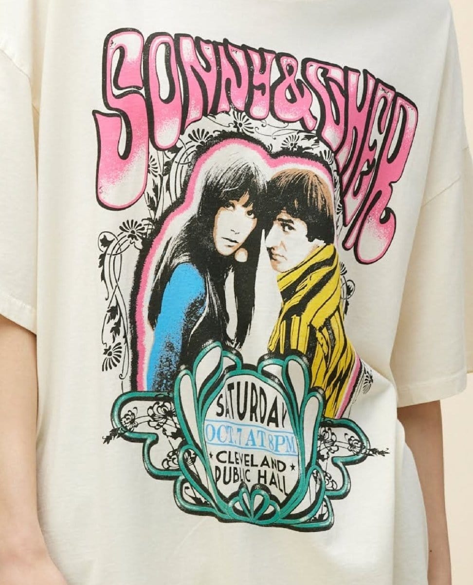 Sonny & Cher Public Hall Vintage White One Size - PINK ARROWS