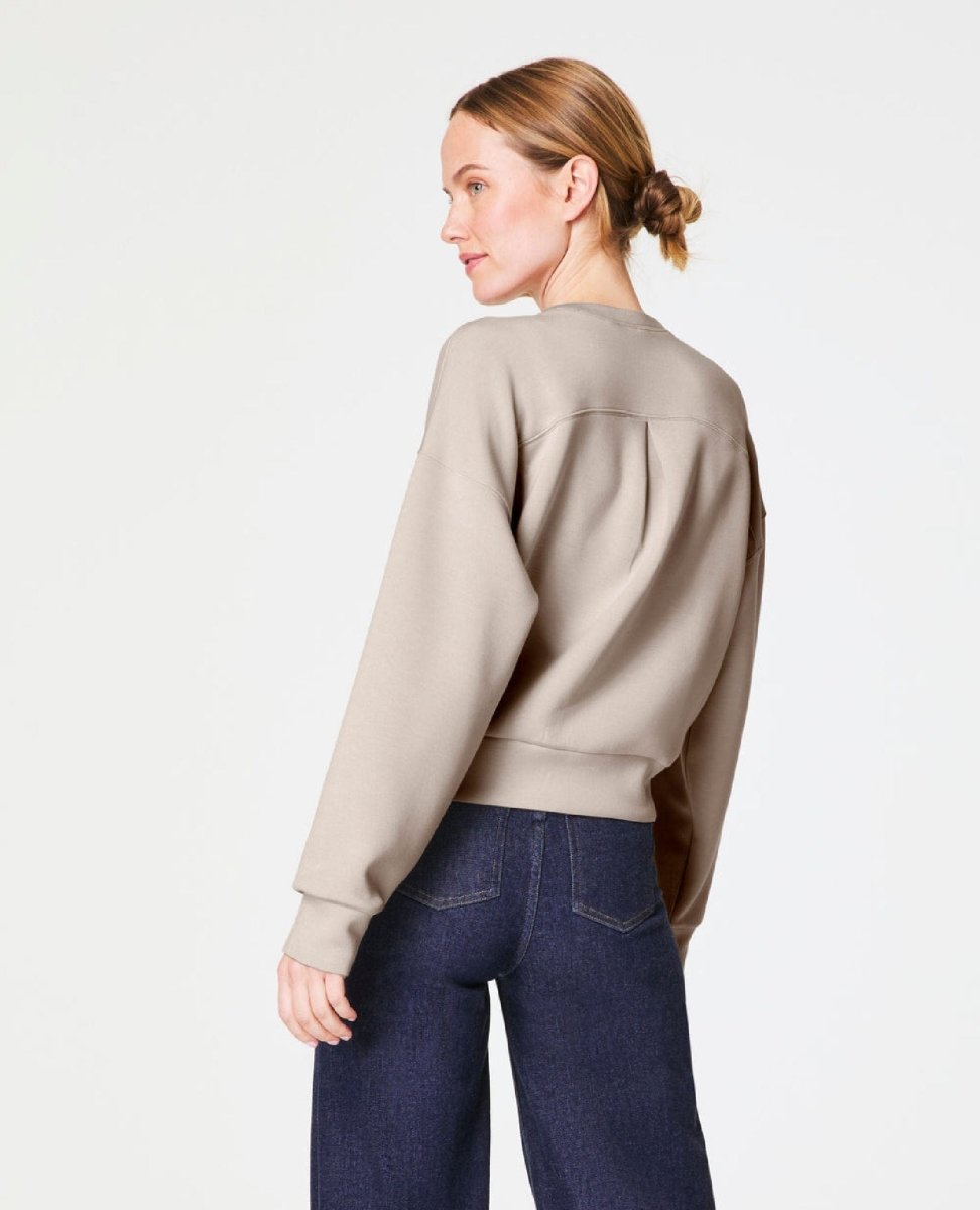 Spanx® Airessentials Crewneck Bone - PINK ARROWS