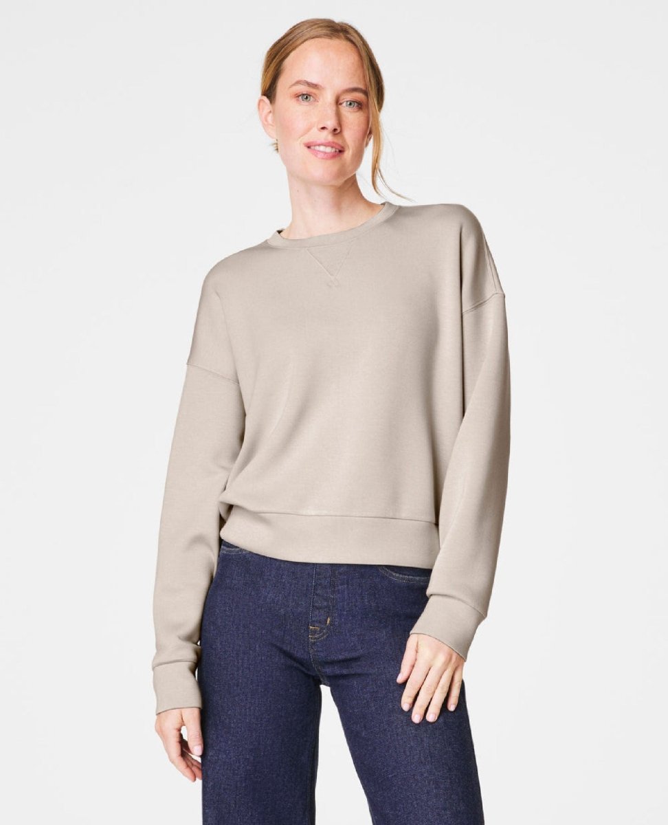 Spanx® Airessentials Crewneck Bone - PINK ARROWS
