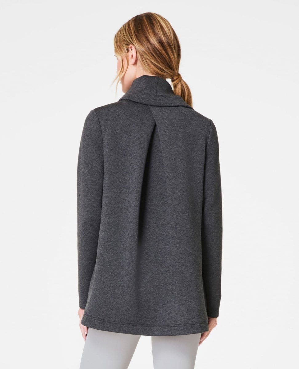 Spanx® Airessentials Open Wrap Cardigan Heather Grey - PINK ARROWS