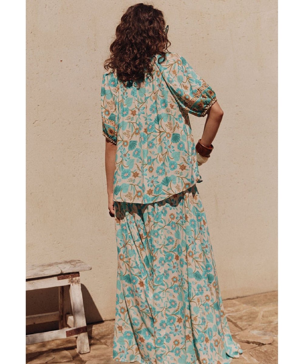 Spell Goldie Skirt Lagoon - PINK ARROWS