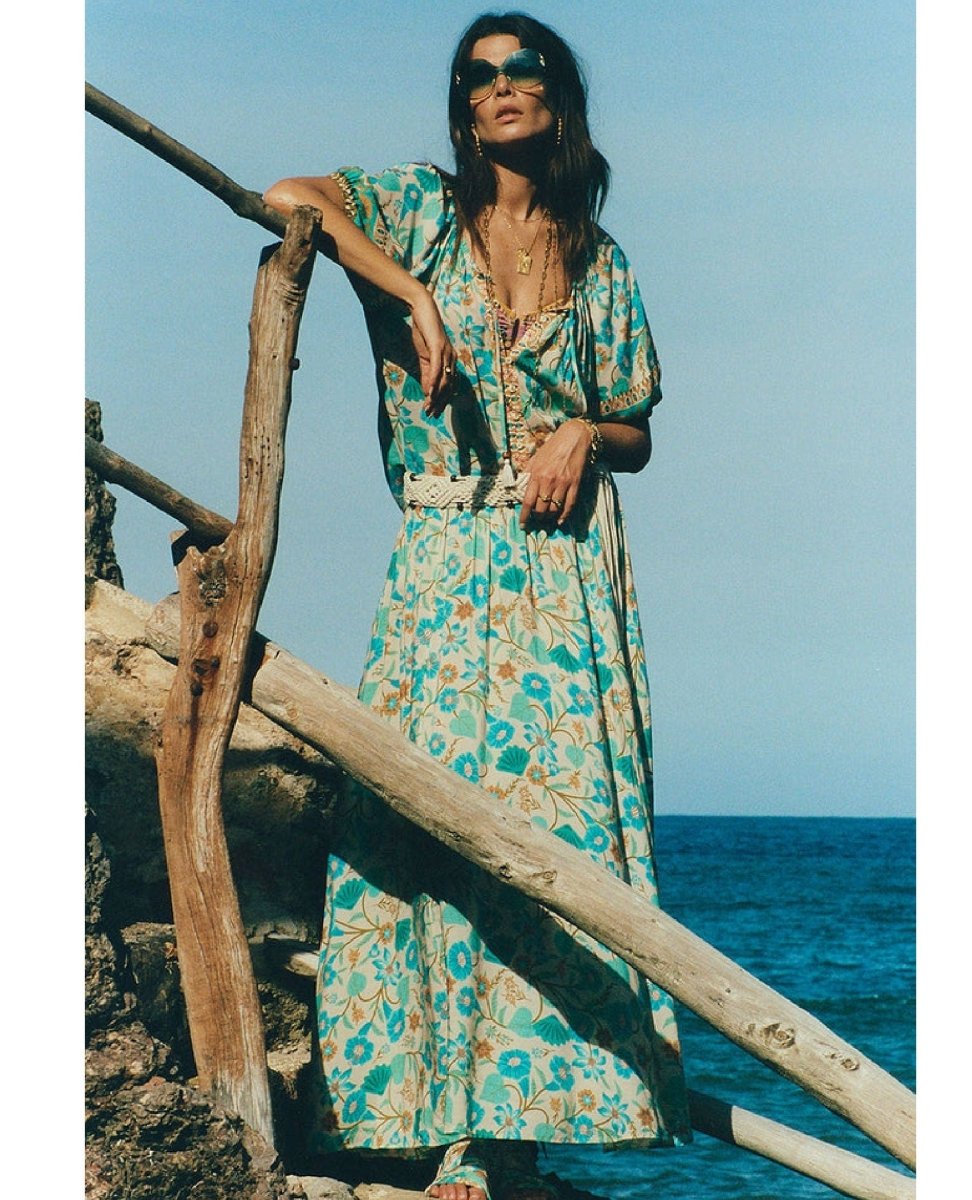 Spell Goldie Skirt Lagoon - PINK ARROWS