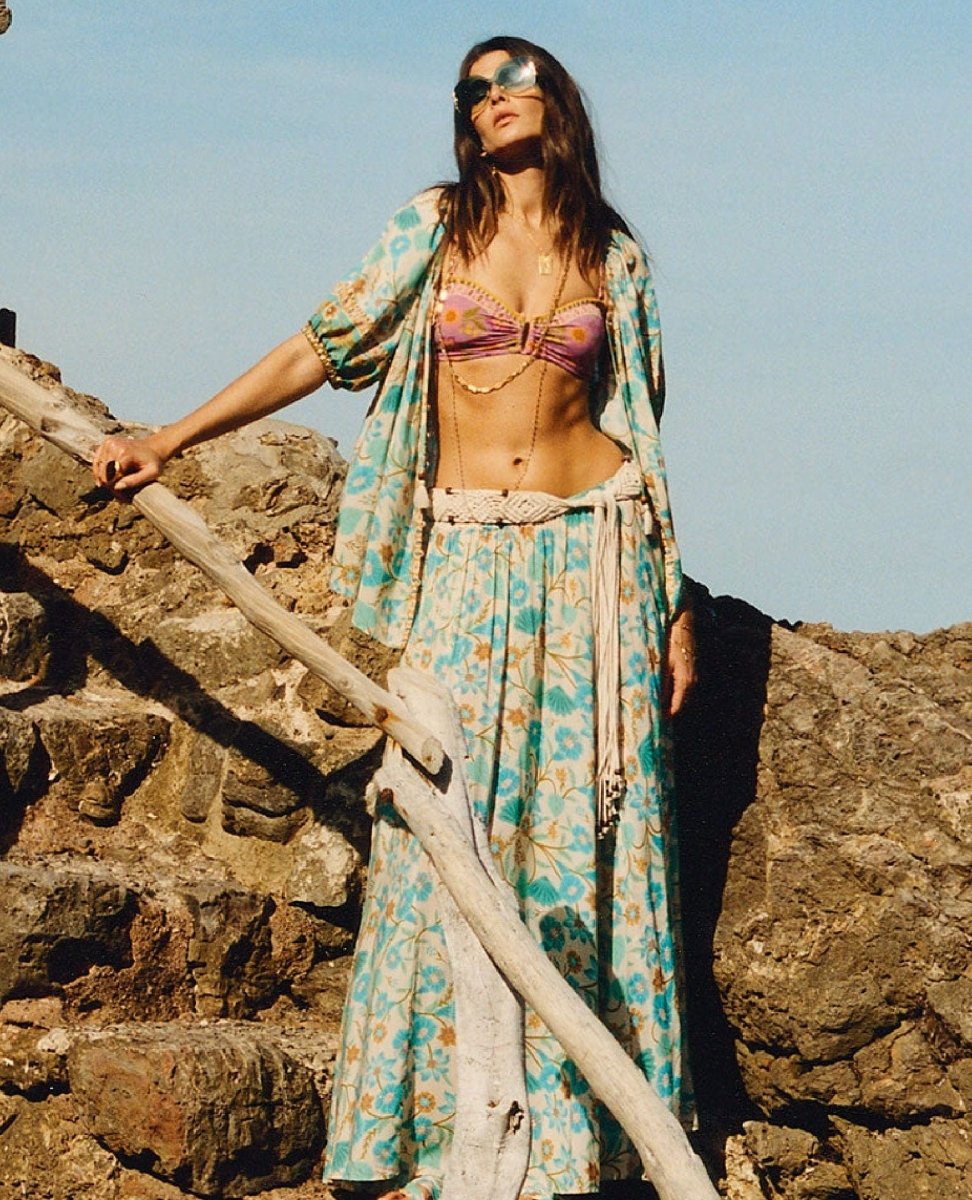 Spell Goldie Skirt Lagoon - PINK ARROWS