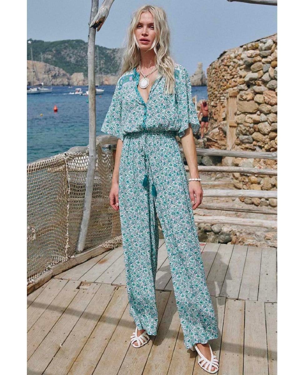 Spell Sienna Jumpsuit Jade - PINK ARROWS