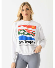 St Tropez Sweatshirt - PINK ARROWS
